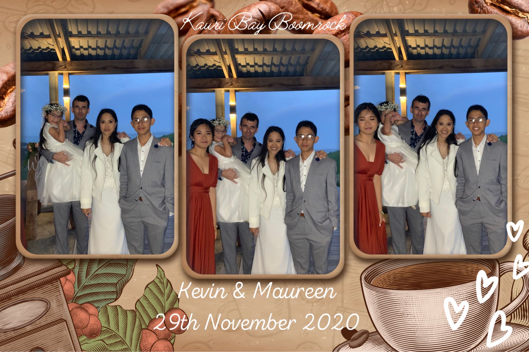 Maureen & Kevin's wedding | View more photos from the event at gallery.photobooth.co.nz/u/SelfieCentral/Maureen-Kevins-wedding